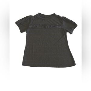 Unbranded Top T-Shirt Neck Short Sleeve Top  Green Check Measurements For Size‎